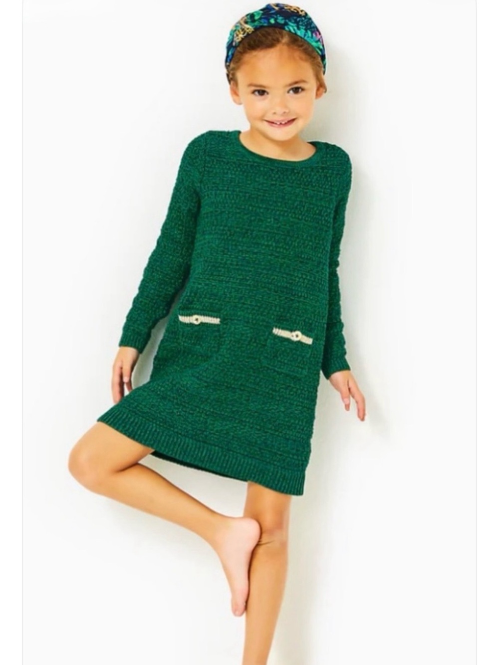 Girl’s Lilly Pulitzer Lolo Sweater Dress Size Medium